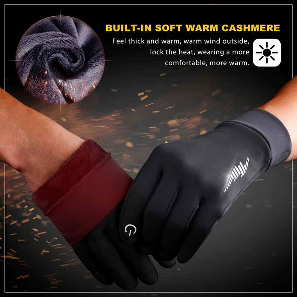 Autumn Winter Gloves,Outdoor Cycling Gloves,Sports Running Warm Touch Screen Nonslip Gloves,Motorcycle Gloves Women Men