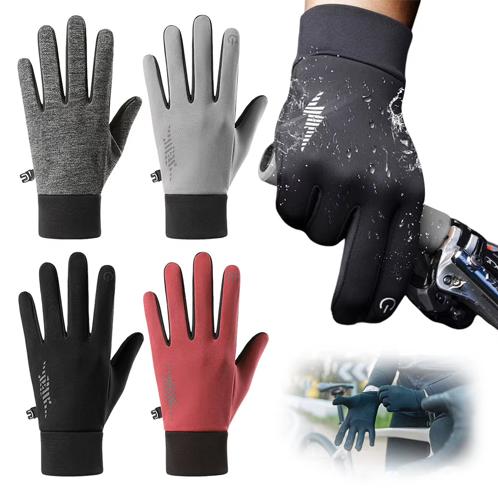 Autumn Winter Gloves,Outdoor Cycling Gloves,Sports Running Warm Touch Screen Nonslip Gloves,Motorcycle Gloves Women Men